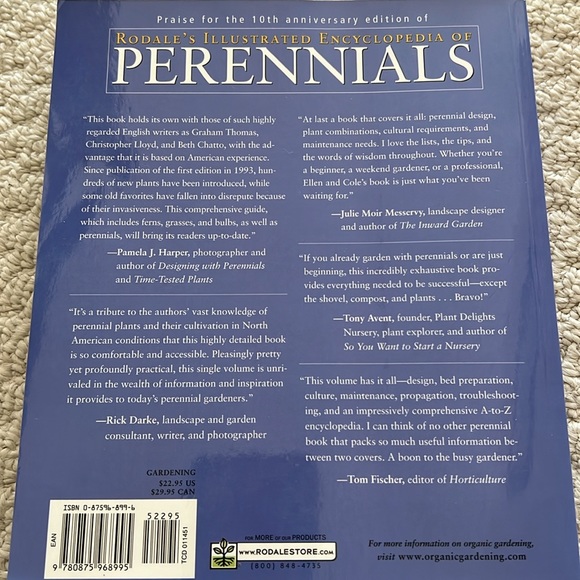 Illustrated Encyclopedia of Perennials coffee table book - Picture 2 of 3